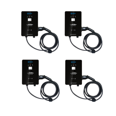 Ścienna ładowarka AC EV 32A typu 2 Portable Evse z wyświetlaczem LCD