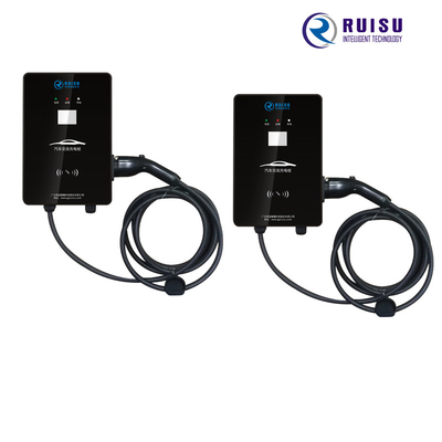 Ścienna ładowarka AC EV 32A typu 2 Portable Evse z wyświetlaczem LCD