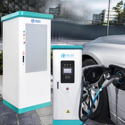 Szybka ładowarka EV montowana na podłodze z ekranem dotykowym LCD Komunikacja OCCP 480 kW