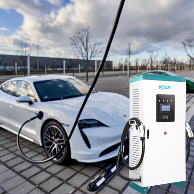 Inteligentna ładowarka Ocpp Public 60 kW EV 3-fazowa 380 V z podwójną wtyczką