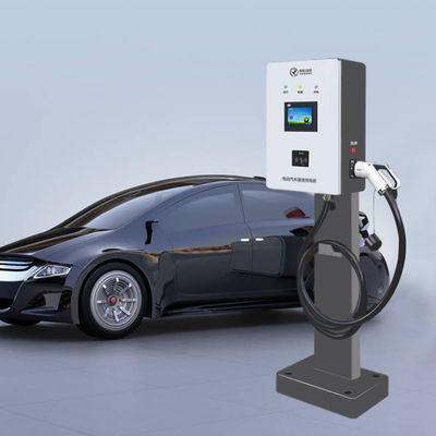 Szybka ładowarka DC 40kw EV do montażu na ścianie RFID 3-fazowa z podwójnym złączem OCPP
