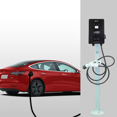 Ścienna ładowarka AC EV 32A typu 2 Portable Evse z wyświetlaczem LCD