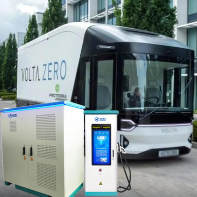 Szybka ładowarka EV z dzieloną szafką, punkty ładowania EV 1200 kW dla autobusu